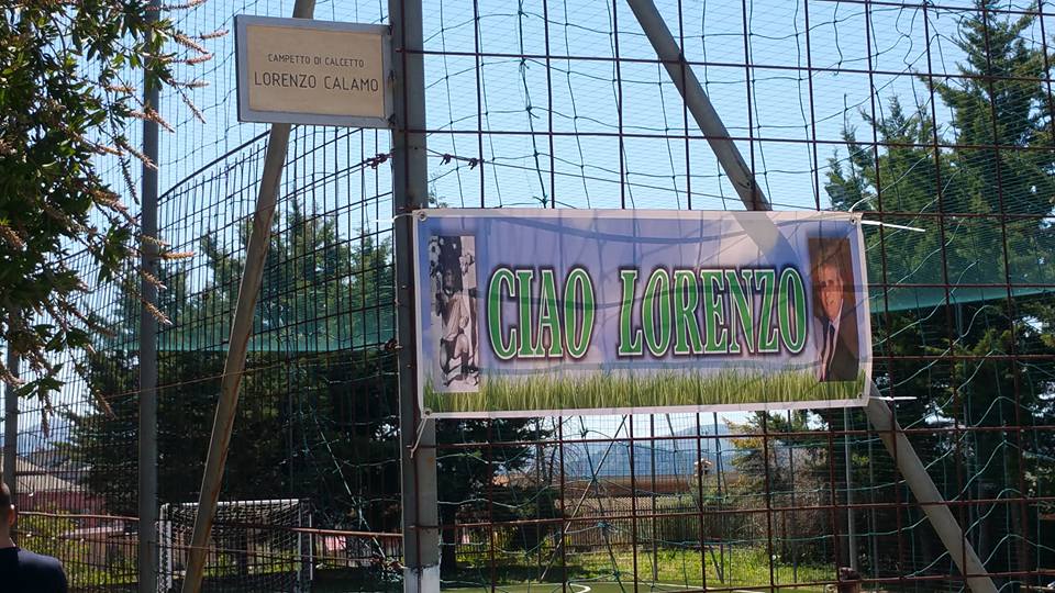 Cianciana, campo di calcetto comunale intitolato a Lorenzo Calamo