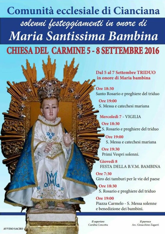 Festa Maria SS. Bambina 2016