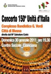 Concerto 150° anniversario Unità d'Italia