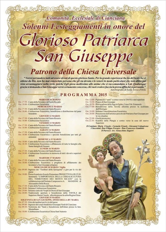 Festa San Giuseppe 2015